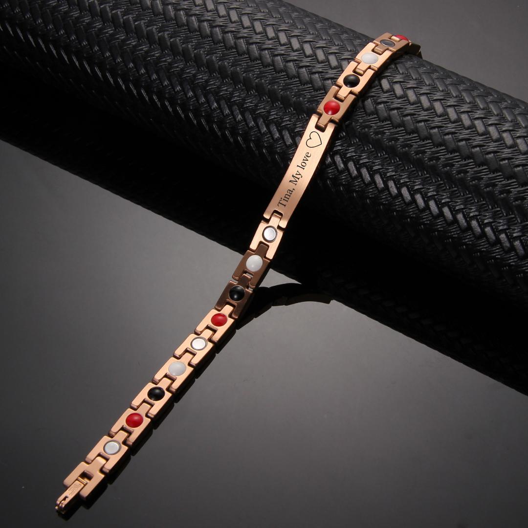 Seraphina Balance Personalised Women Bracelet-Women Bracelets-Auswara