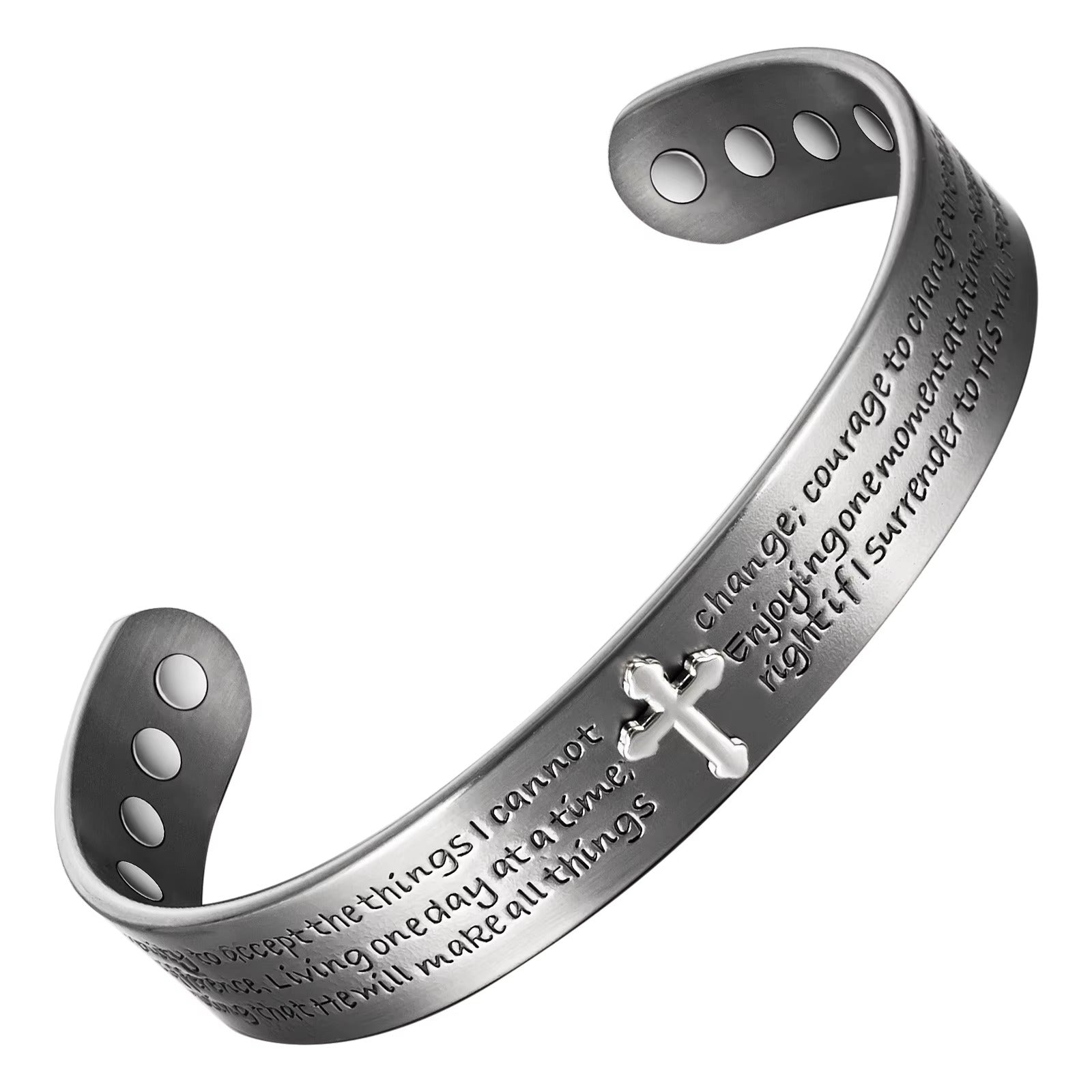 Serenity Light Custom Cuff - Limited Edition-Cross Bracelet-Auswara