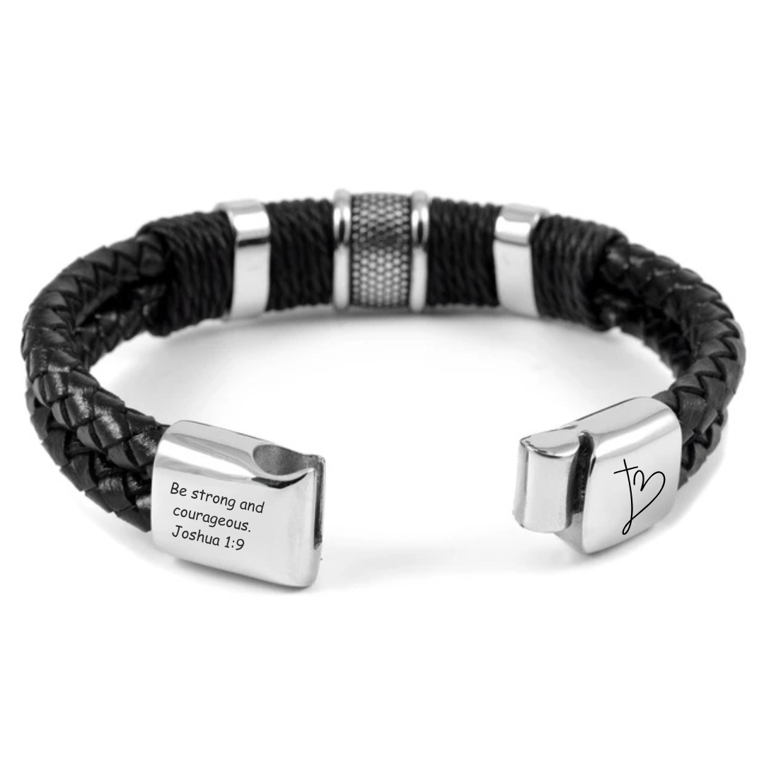 Signature Duo Personalised Braided Bracelet