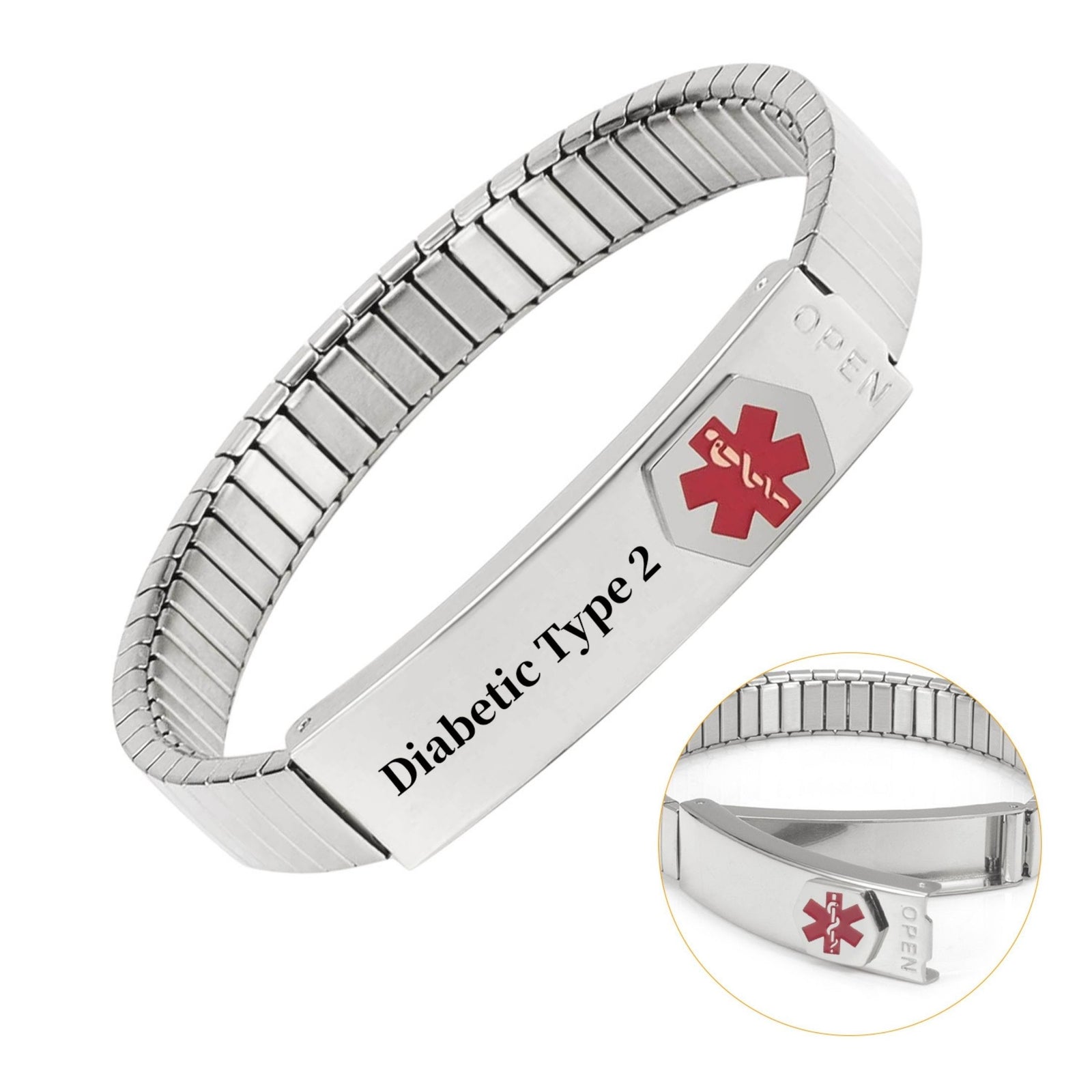 SilverVault Medical ID Bracelet-Medical ID Bracelet-Auswara