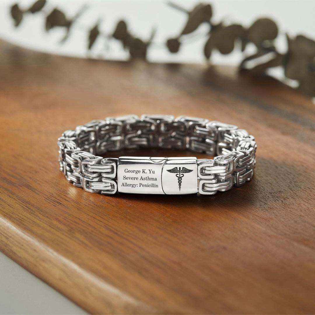 SteelMedix Alert Bracelet-Medical ID Bracelet-Auswara