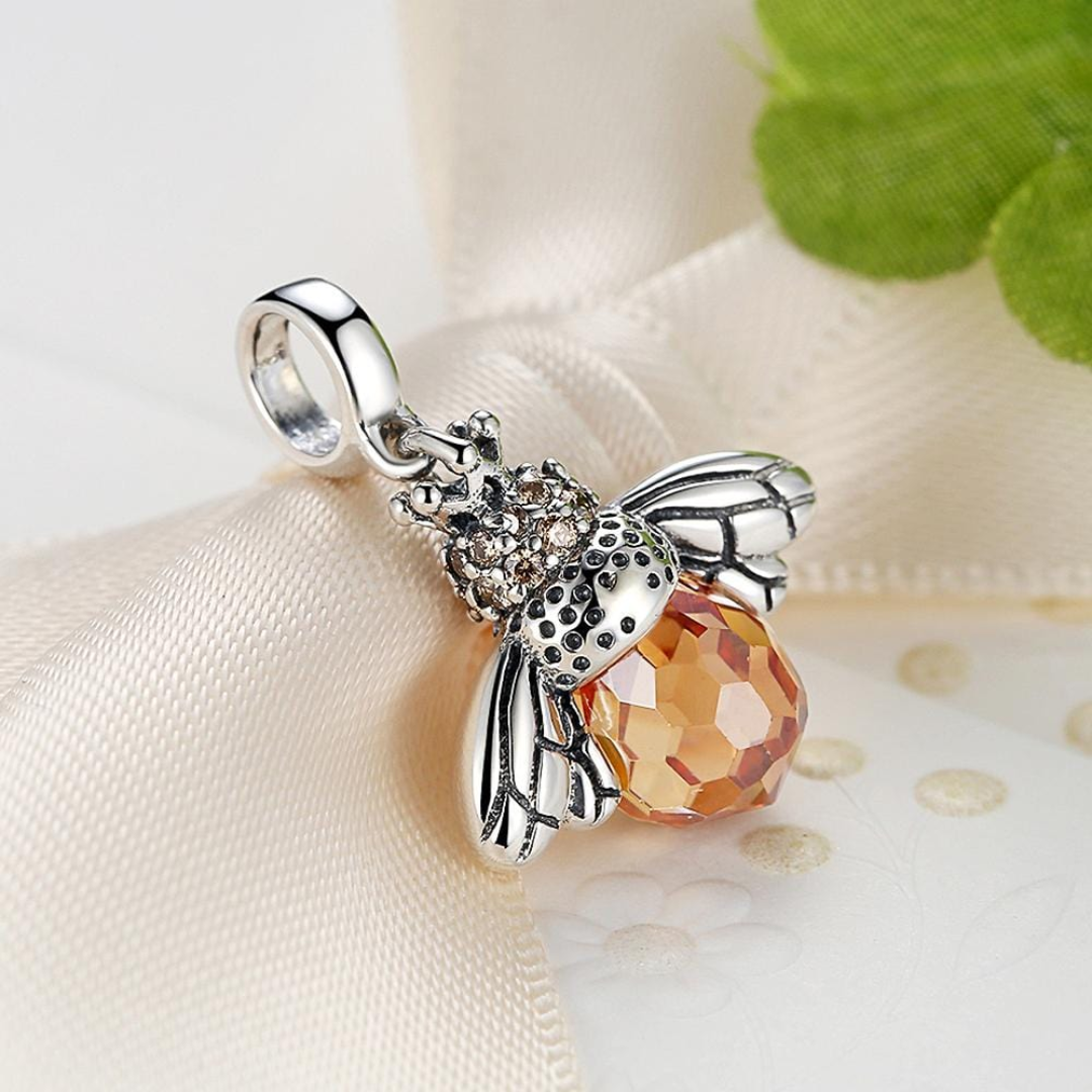 Sterling Silver Queen Bee Necklace – Strength, Grace & Sparkle