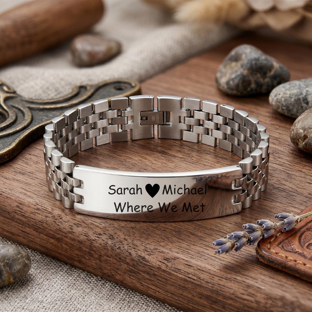 Summit Link Personalised Bracelet-Personalised Bracelet-Auswara