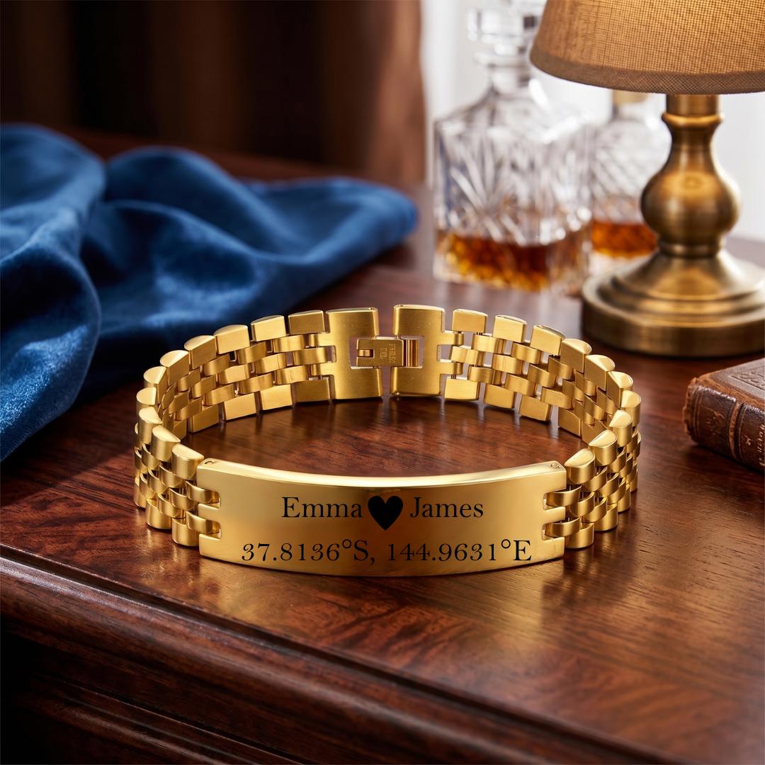 Summit Link Personalised Bracelet-Personalised Bracelet-Auswara