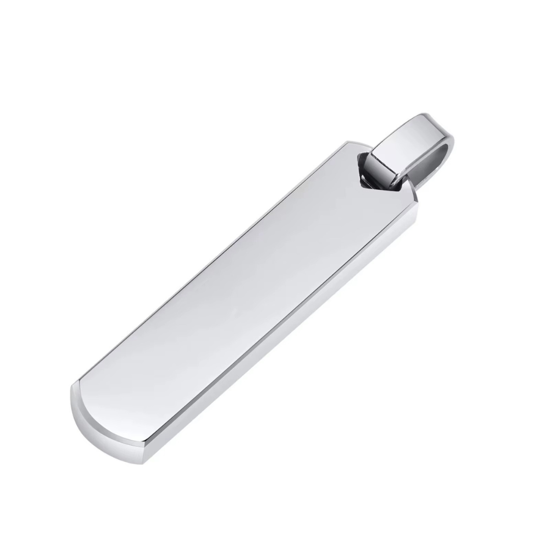 TagForge DualSide Custom Pendant Necklace