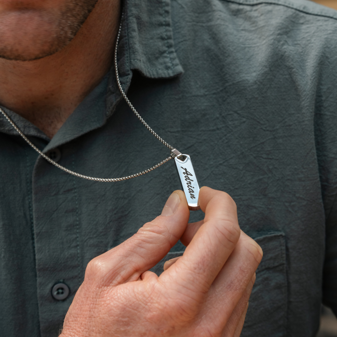 TagForge DualSide Custom Pendant Necklace