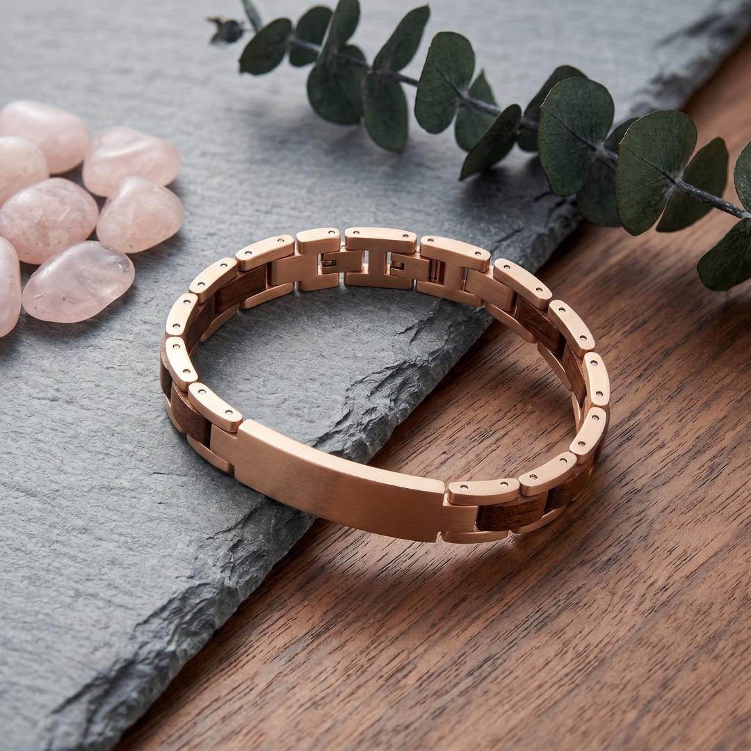 TimberForge Personalised Men’s Bracelet-Personalised Bracelet-Auswara