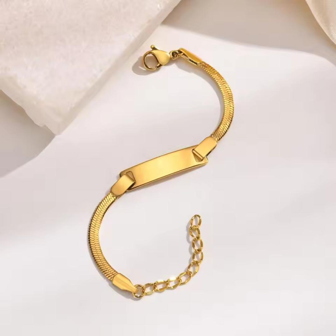 Tiny Glow Personalised Kids ID Bracelet-Kids Bracelet-Auswara