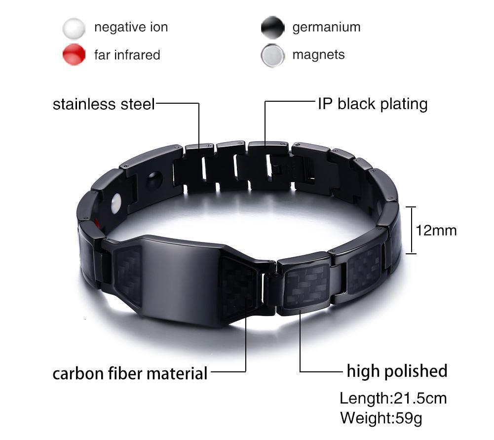 Black Personalised Steel Bracelet (OLD TEMPLATE)-Personalised Bracelet-Auswara