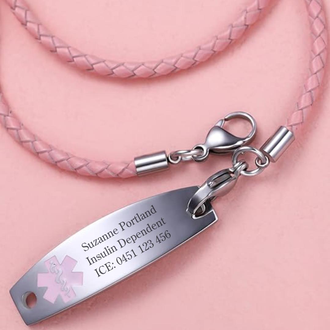 Triple Strand Medical Alert Bracelet-Medical ID Bracelet-Auswara