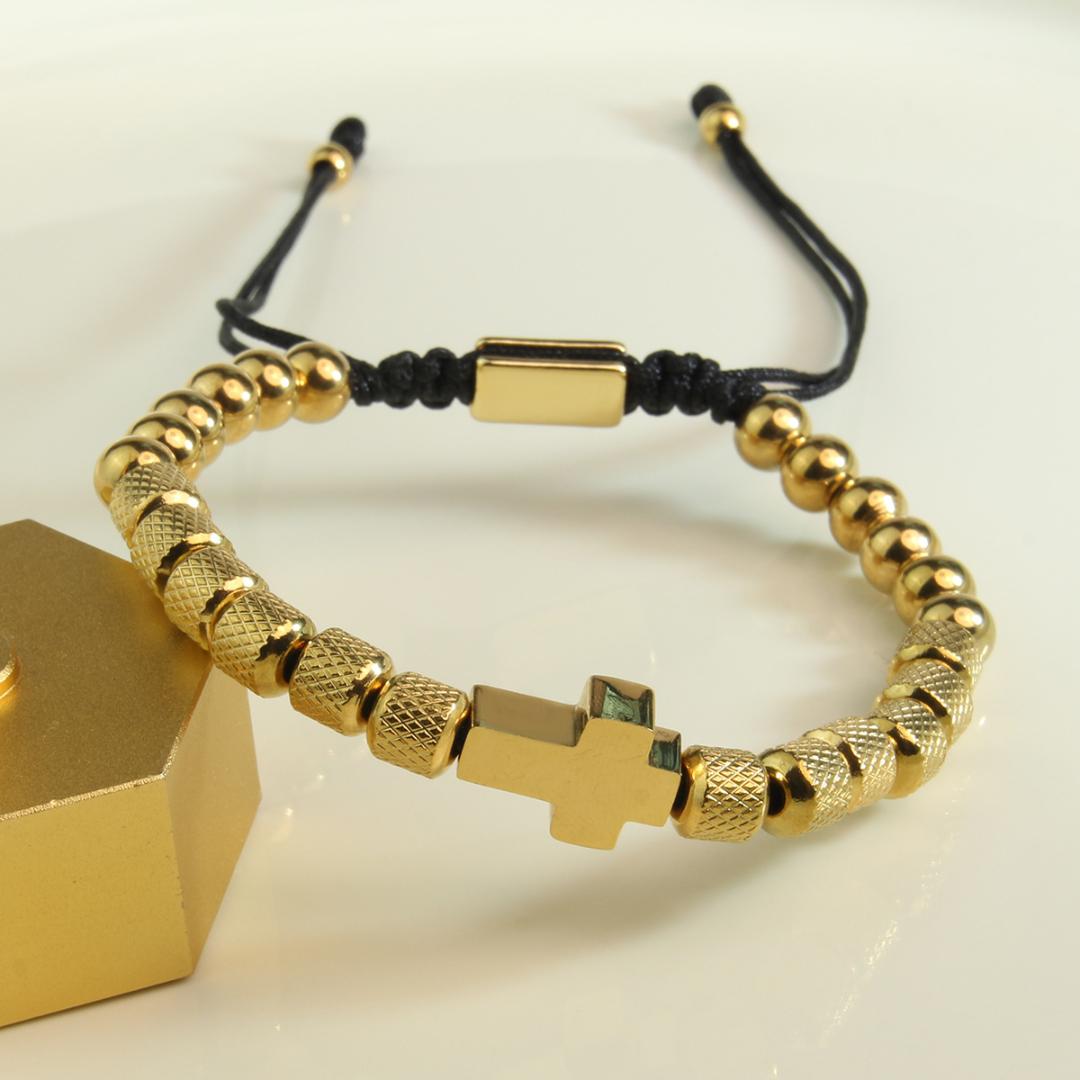 TrueNorth Cross Bracelet-Cross Bracelet-Auswara