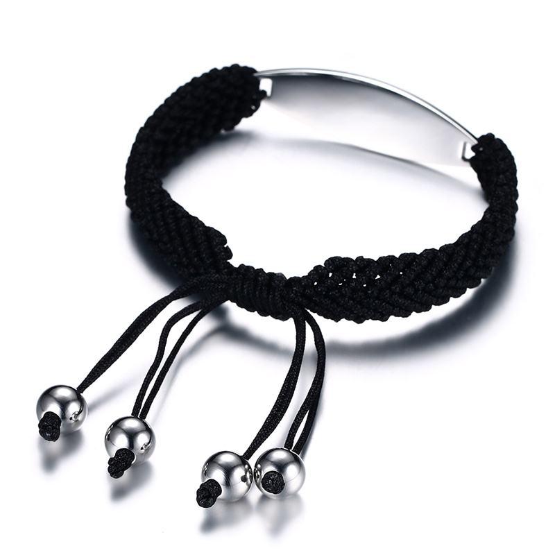 Medical Alert ID Braided Bracelet-Medical ID Bracelet-Auswara