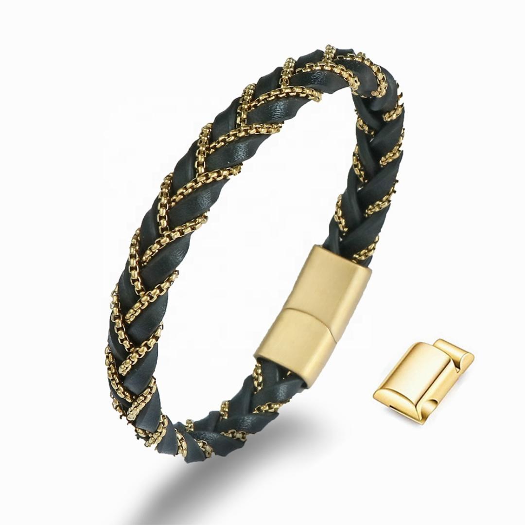 Valentina Personalised Women's Leather Bracelet-Personalised Bracelet-Auswara