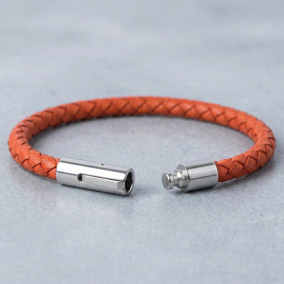 Velora Women Engraved Leather Bracelet-Personalised Bracelet-Auswara