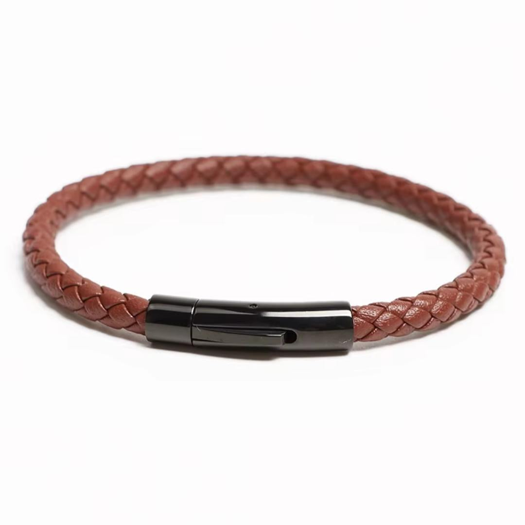 Velora Women Engraved Leather Bracelet-Personalised Bracelet-Auswara