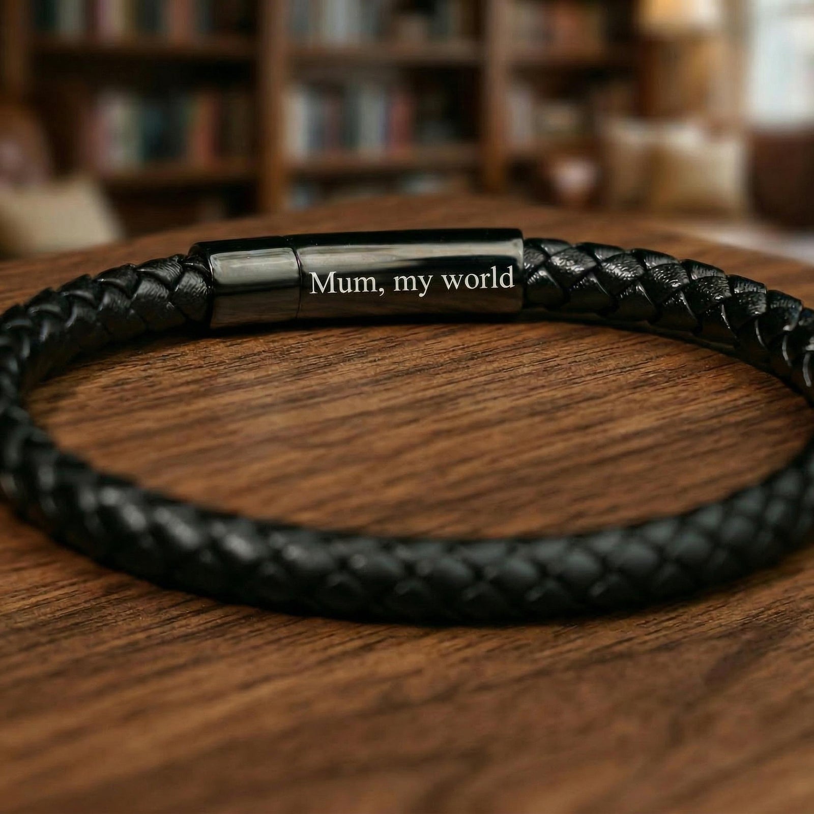 Velora Women Engraved Leather Bracelet-Personalised Bracelet-Auswara