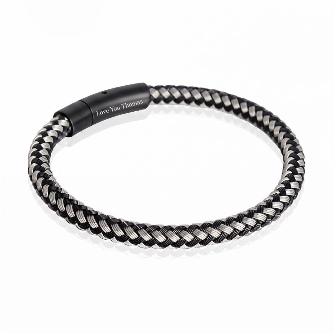 Vertex Weave Personalised Bracelet-Personalised Bracelet-Auswara