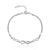 Women Sterling Silver Triple Infinity Bracelet-Women Bracelets-Auswara