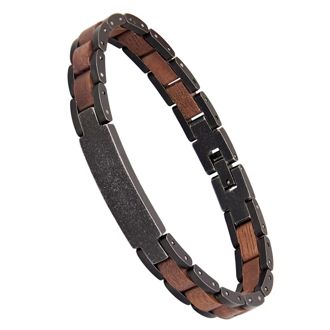 TimberForge Personalised Men’s Bracelet