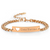 Personalised Women’s Bracelet with Hollow Heart | Rose Gold Colour
