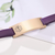 Purple LifeStripe Leather with Rose-Gold Plate