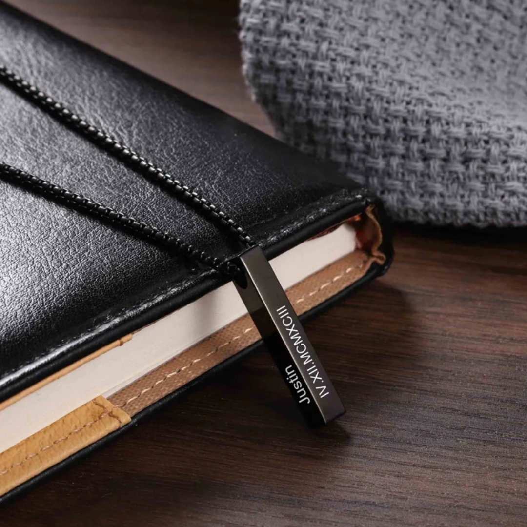 Axis Personalised Bar Necklace