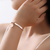 Women’s Personalised Bracelet with Heart Charm | Rose Gold Colour