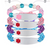 Adjustable Beads Medical Alert Bracelet