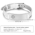 White LifeStripe Leather with Silver Plate
