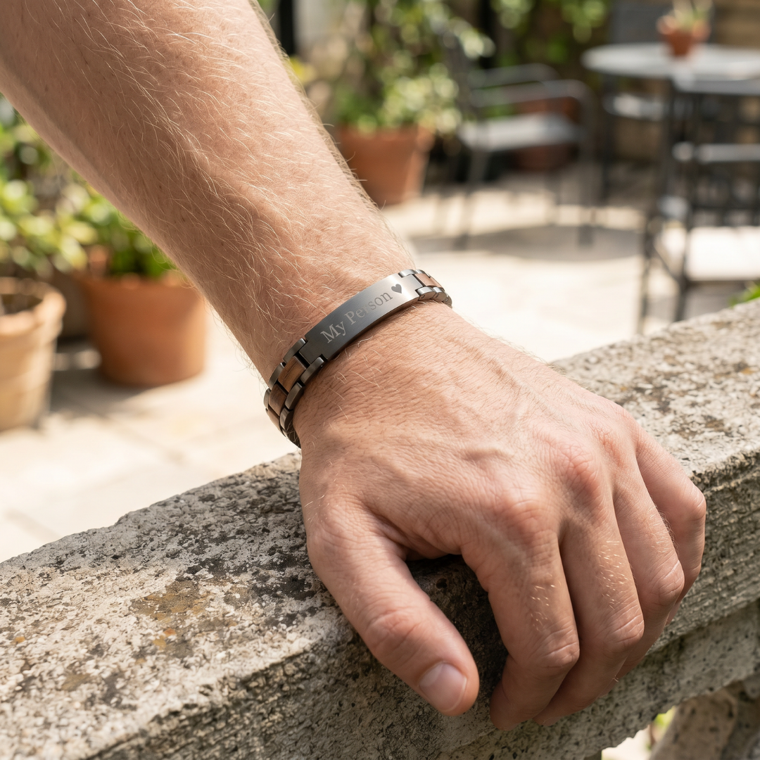 TimberForge Personalised Men’s Bracelet
