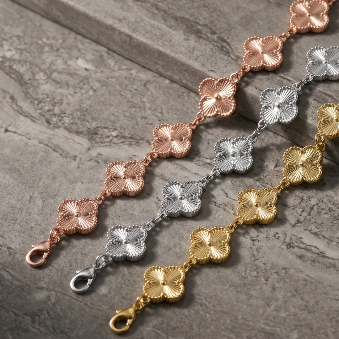 Lustre Bloom Women’s Medical ID Bracelet