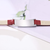 Red Leather Medical Alert ID Bracelet-Medical ID Bracelet-Auswara