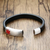 Personalised Leather Band Medical Alert Bracelet