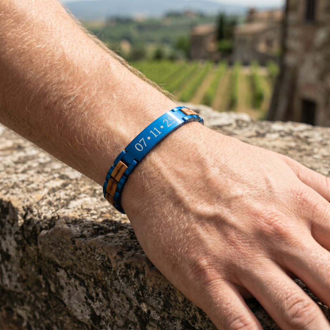 TimberForge Personalised Men’s Bracelet