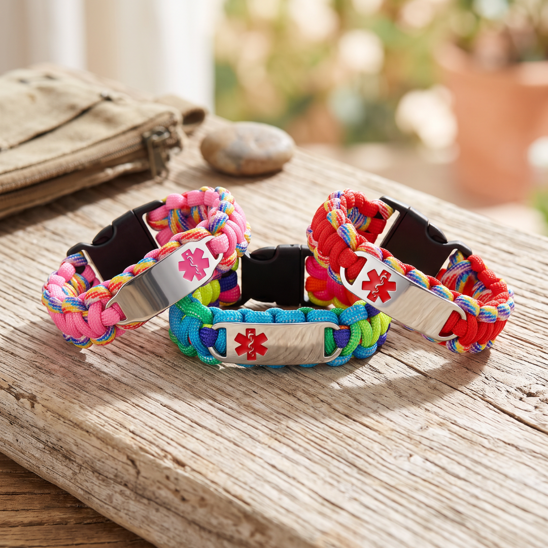 SafeTrail Emergency Medical Bracelet-Medical ID Bracelet-Auswara