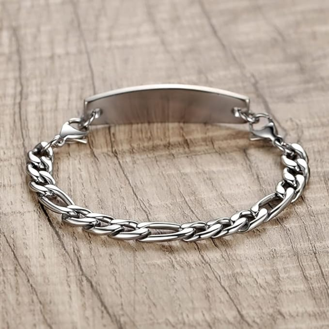 Custom Medical Alert ID Chain Bracelet