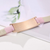Pink Leather Medical Alert ID Bracelet with Rose Gold Bar-Medical ID Bracelet-Auswara