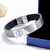 Personalised Medical ID Perforated Silicone Bracelet