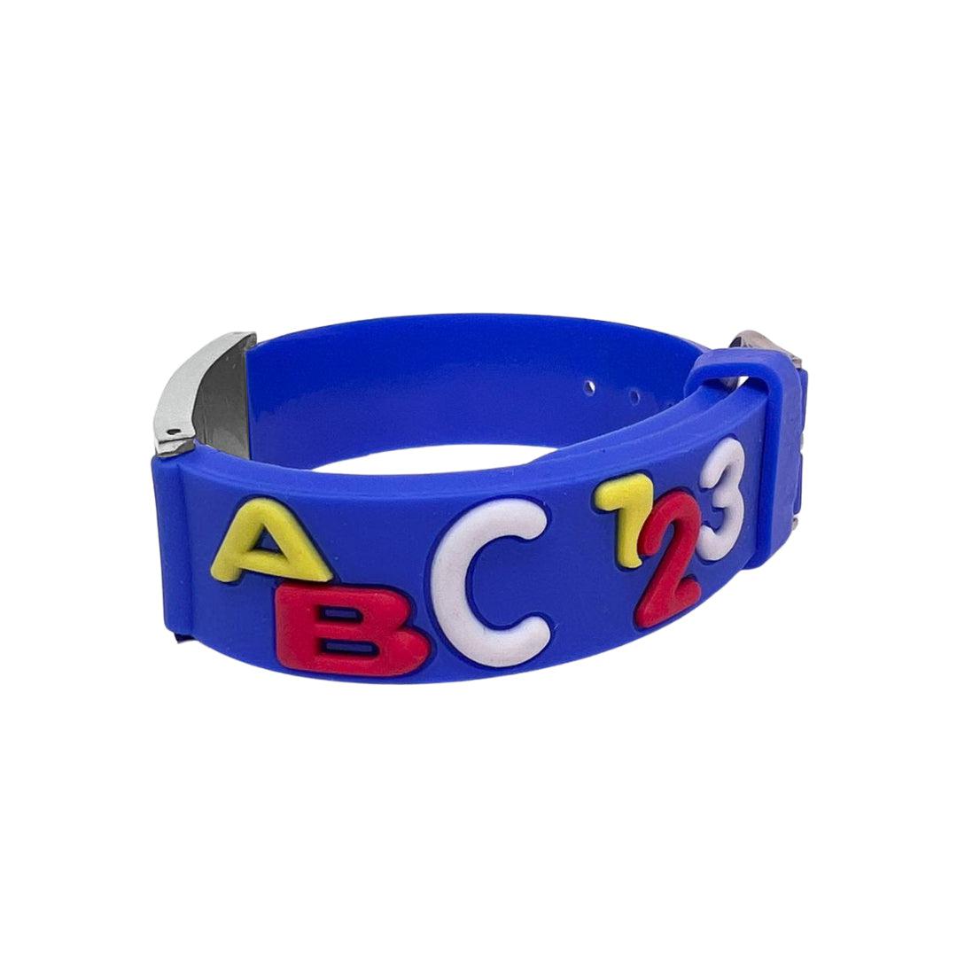 ABC Anti Lost Child Bracelet Blue Color-Identification Bracelet-Auswara