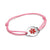 Adjustable Pink Medical Alert Rope Bracelet-Medical ID Bracelet-Auswara