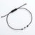 Adjustable Rope Sterling Silver Evil Eye Bracelet-Evil Eye Bracelet-Auswara