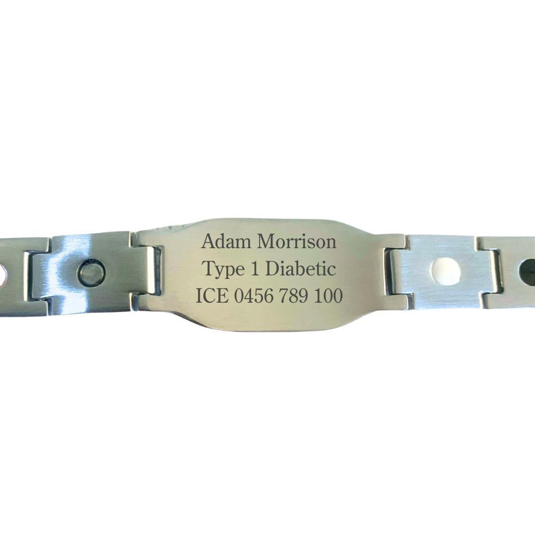 AeroLuxe Medical Link Bracelet-Medical ID Bracelet-Auswara