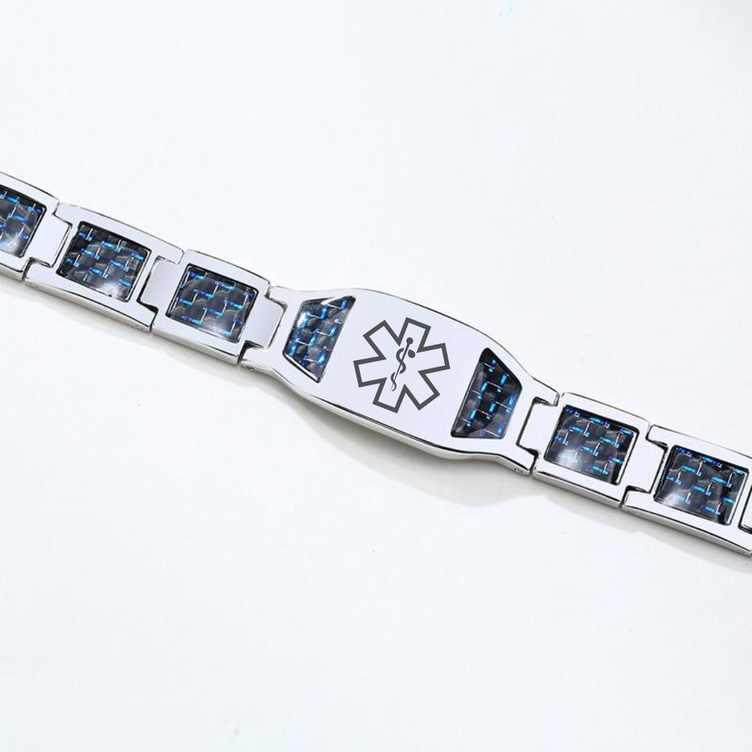 AeroLuxe Medical Link Bracelet-Medical ID Bracelet-Auswara