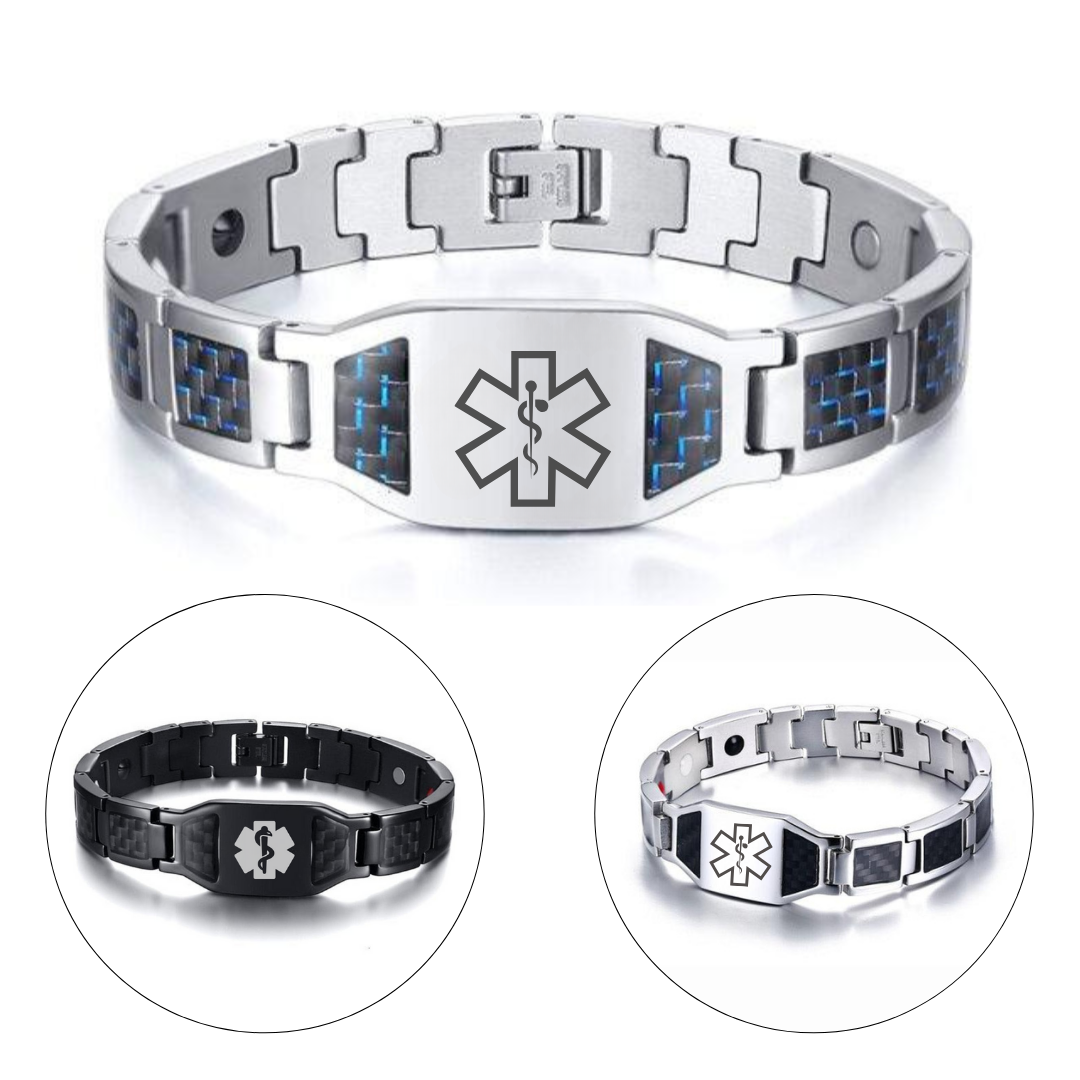 AeroLuxe Medical Link Bracelet-Medical ID Bracelet-Auswara