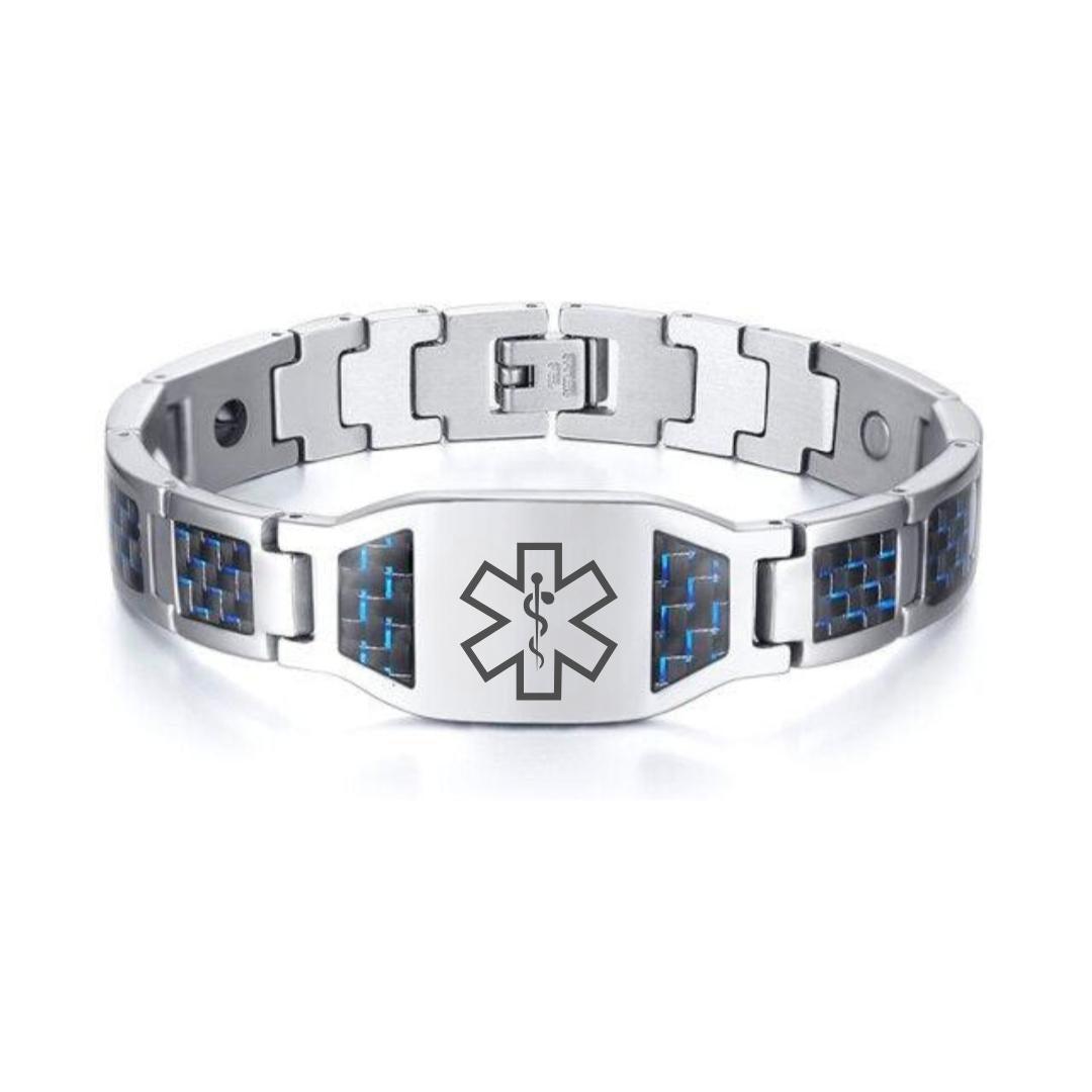 AeroLuxe Medical Link Bracelet-Medical ID Bracelet-Auswara