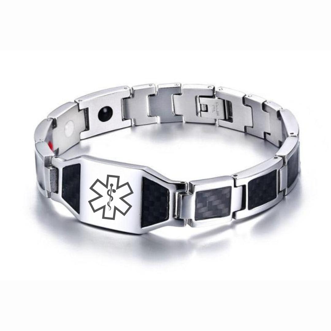 AeroLuxe Medical Link Bracelet-Medical ID Bracelet-Auswara