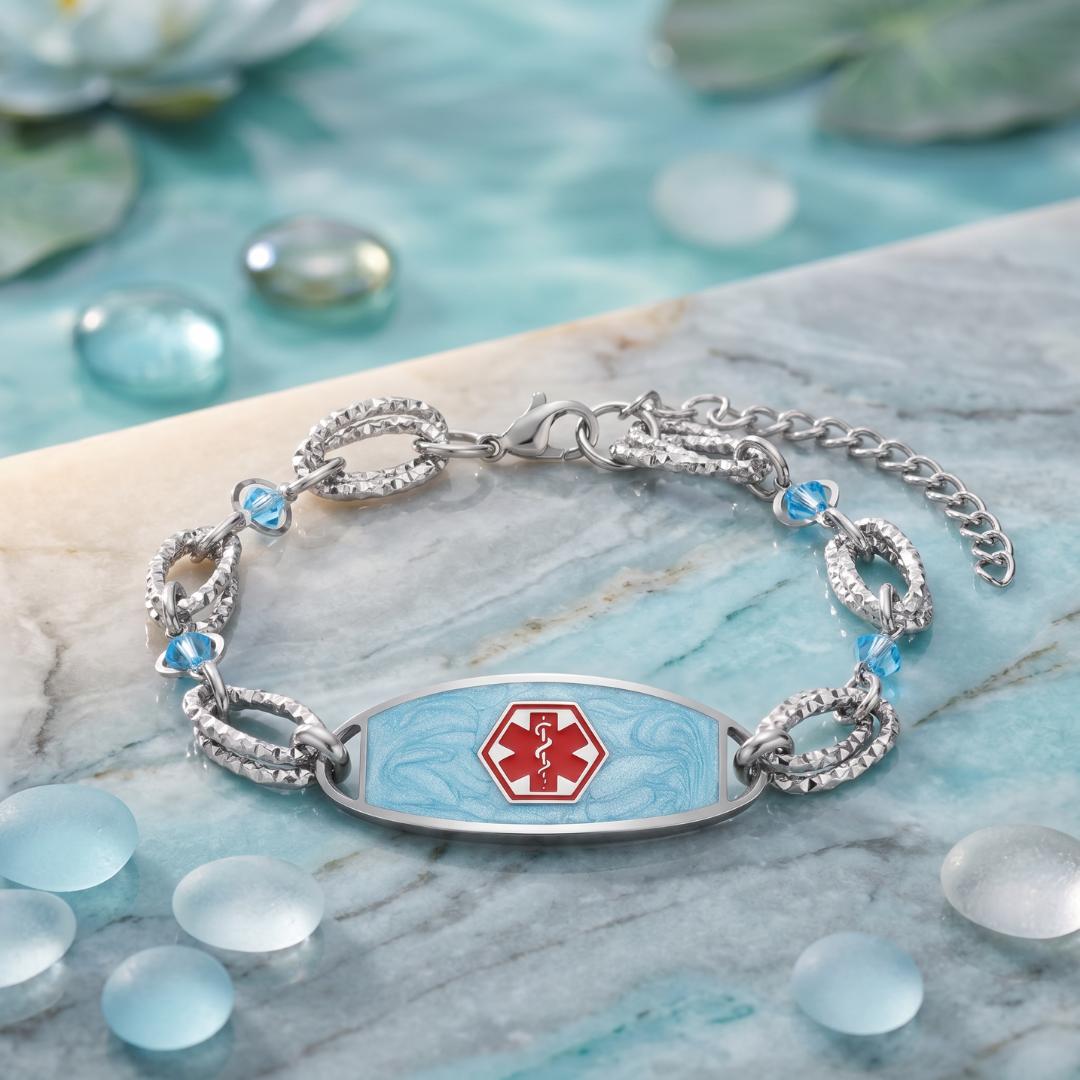 Aqua Haven Medical ID Bracelet-Medical ID Bracelet-Auswara