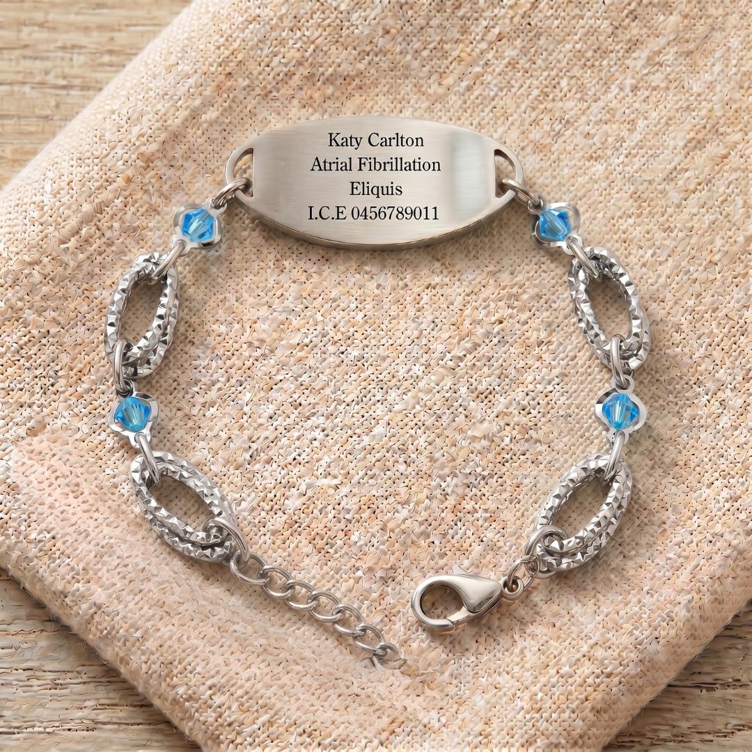 Aqua Haven Medical ID Bracelet-Medical ID Bracelet-Auswara