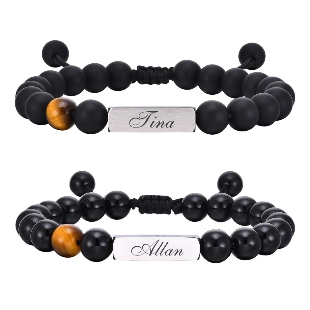 AuraBead Engravable Bracelet-Personalised Bracelet-Auswara