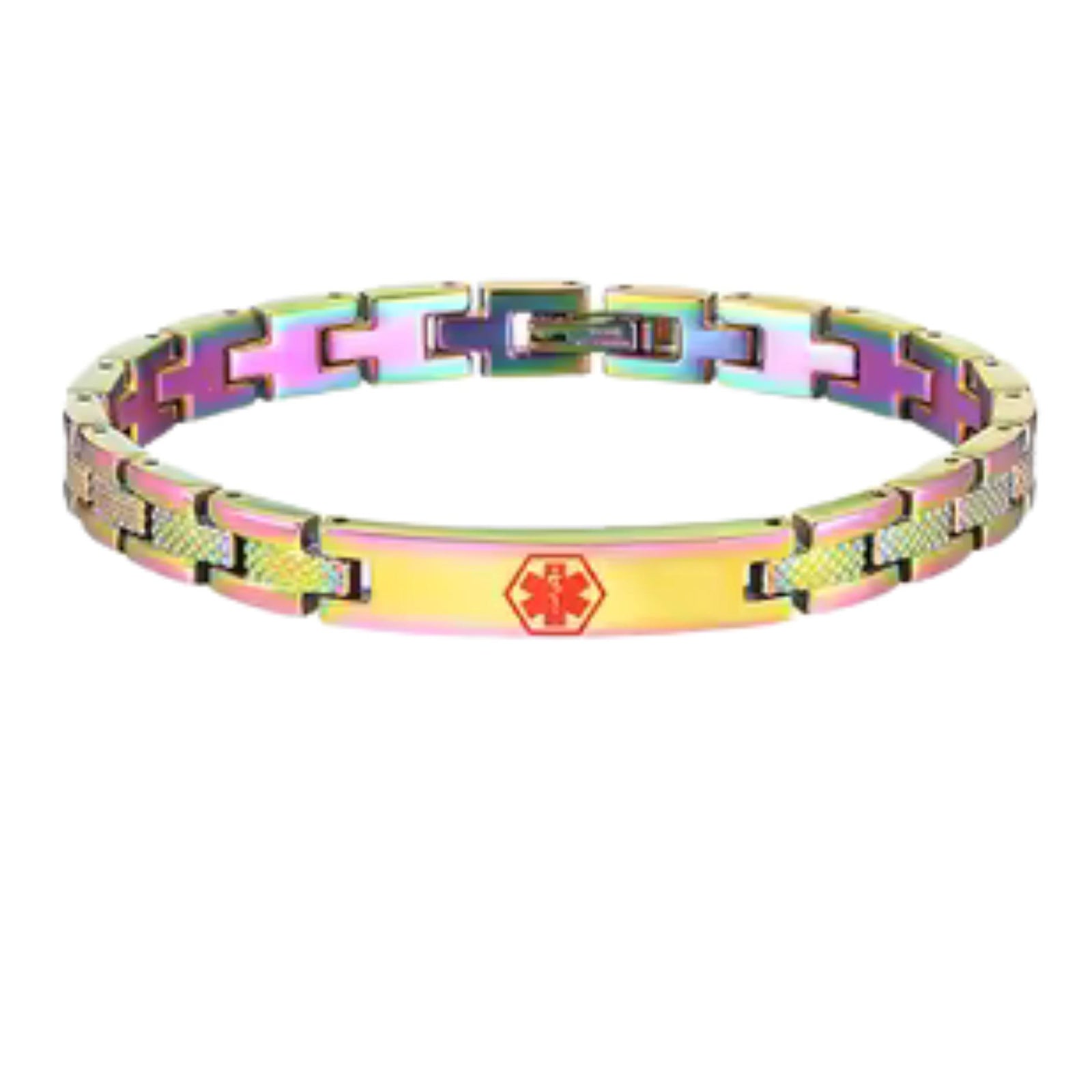 AuraMed Chiclet Medical ID Bracelet-Medical ID Bracelet-Auswara